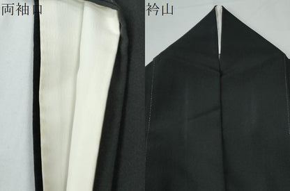 平和屋着物●豪華黒留袖　作家物　駒刺繍　矢羽文　金彩　正絹　逸品　CABE2140yc