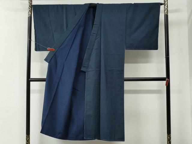 平和屋着物●男性　紬　100亀甲　総詰め　正絹　逸品　未使用　CABE2171yc