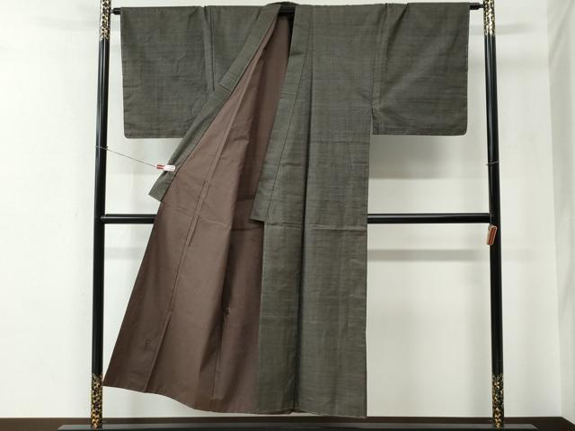 平和屋着物●男性　本場大島紬　100亀甲　総詰め　正絹　逸品　未使用　CABE2172yc