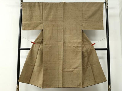 平和屋着物●男性　紬　霞文　正絹　逸品　CABE2174yc