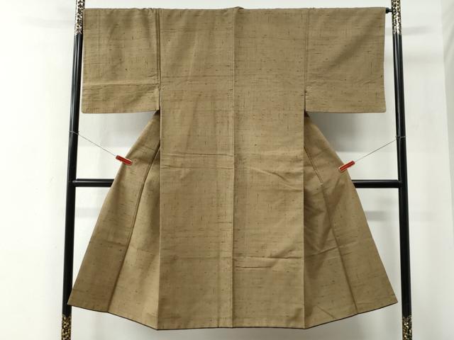 平和屋着物●男性　紬　霞文　正絹　逸品　CABE2174yc