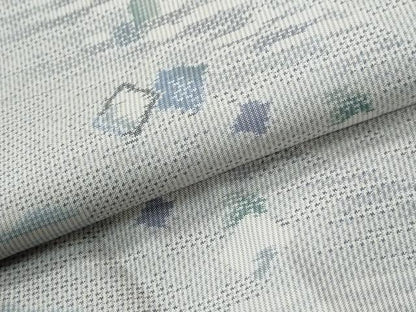 平和屋着物●本場大島紬　7マルキ　総絣　霞破れ色紙文　正絹　逸品　CABE2187yc