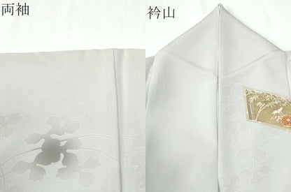 平和屋着物●訪問着　短冊草花文　金彩　正絹　逸品　CABE2193yc