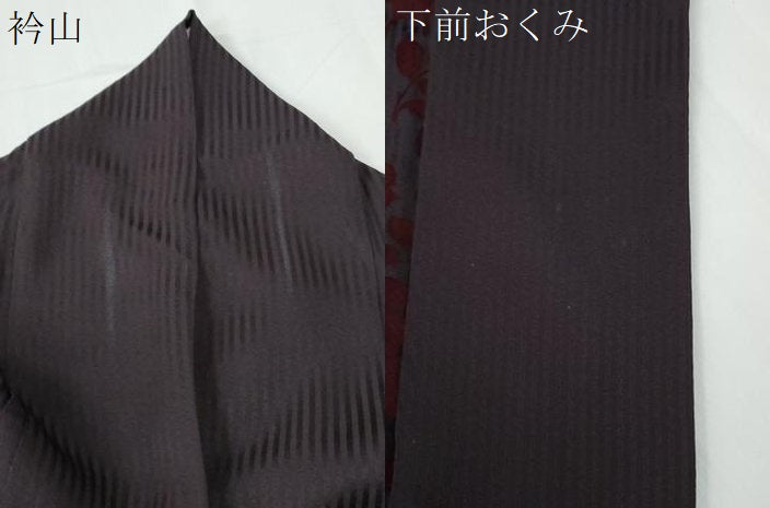 平和屋着物●訪問着　ベロア　枝花文　ラインストーン　正絹　逸品　CABE2209yc
