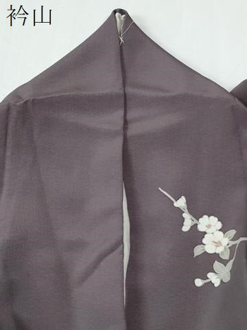 平和屋着物●訪問着　作家物　遠山風景枝花文　金彩　正絹　逸品　CABE2211yc