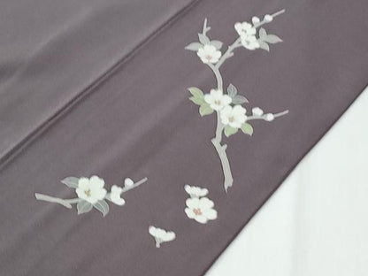 平和屋着物●訪問着　作家物　遠山風景枝花文　金彩　正絹　逸品　CABE2211yc