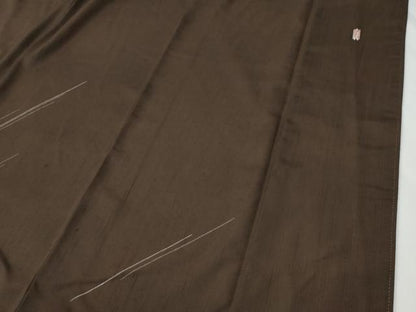 平和屋着物●訪問着　紬地　作家物　雪の結晶　正絹　逸品　CABE2215yc