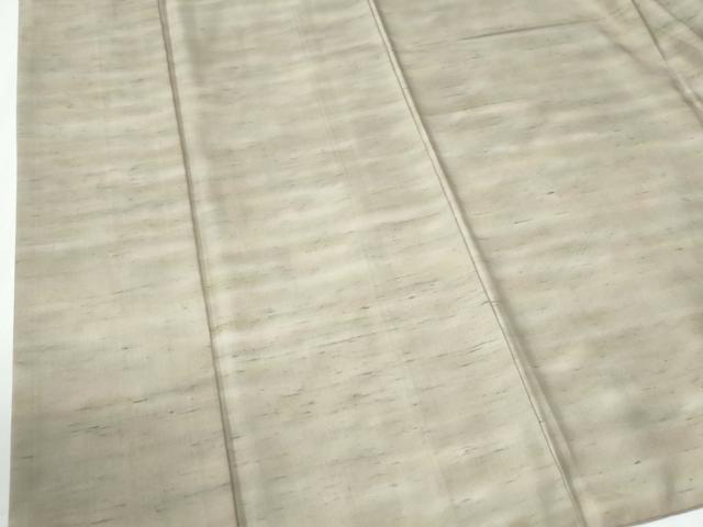 平和屋着物●石川県指定無形文化財　牛首紬　白山工房　手織り　霞文　三越扱い　正絹　逸品　CABE2216yc
