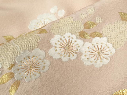 平和屋着物●創業460年・千總　色留袖　総刺繍　駒刺繍　浜松枝桜文　暈し染め　金彩　正絹　逸品　CABE2237yc