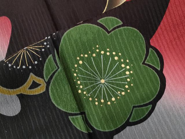 平和屋着物●豪華振袖　桜　梅　暈し染め　金彩　正絹　逸品　CABE2238yc