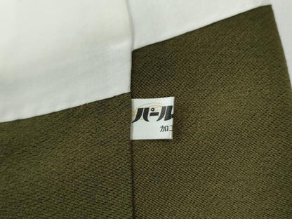 平和屋着物●名門・上野家　上野街子　清染居　訪問着　松　金彩　正絹　逸品　未使用　CABE2251yc