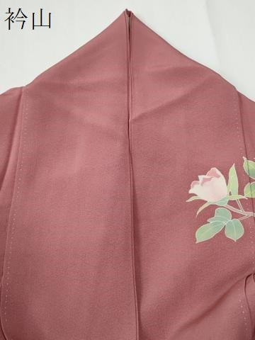 平和屋着物●訪問着　作家物　枝花文　正絹　逸品　CABE2257yc