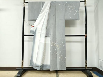 平和屋着物●訪問着　舞花弁　金彩　正絹　逸品　CABE2259yc