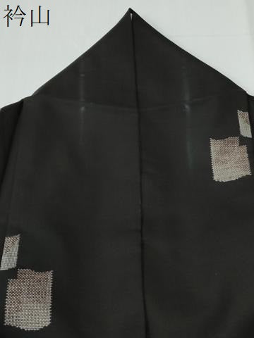 平和屋着物●本場大島紬　9マルキ　地空き　瓦文　正絹　逸品　CABE2260yc