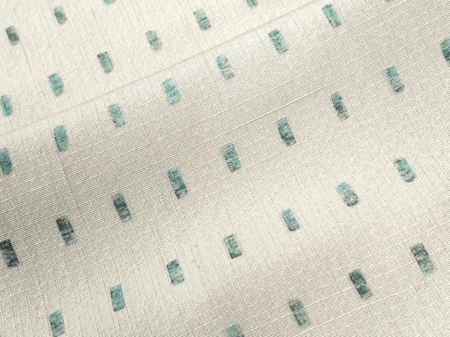 平和屋着物●上質な小紋　吉祥文　御召縮緬　正絹　逸品　CABE2263yc
