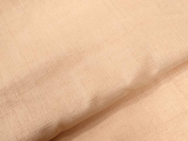 平和屋着物●本場結城紬　重要無形文化財　色無地　一斤染色　正絹　逸品　CABE2283yc