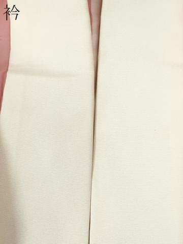 平和屋着物●振袖用長襦袢　無双仕立て　舞桜文　鈴乃屋扱い　正絹　逸品　CABE2293yc