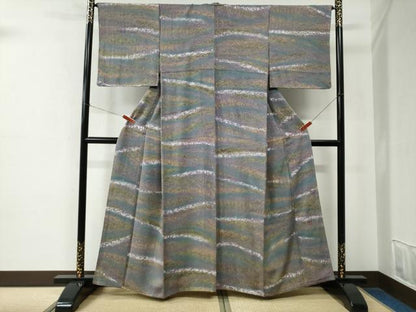 平和屋着物●上質な小紋　作家物　吉祥文　正絹　逸品　未使用　CABE2296yc