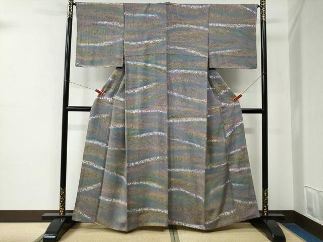 平和屋着物●上質な小紋　作家物　吉祥文　正絹　逸品　未使用　CABE2296yc