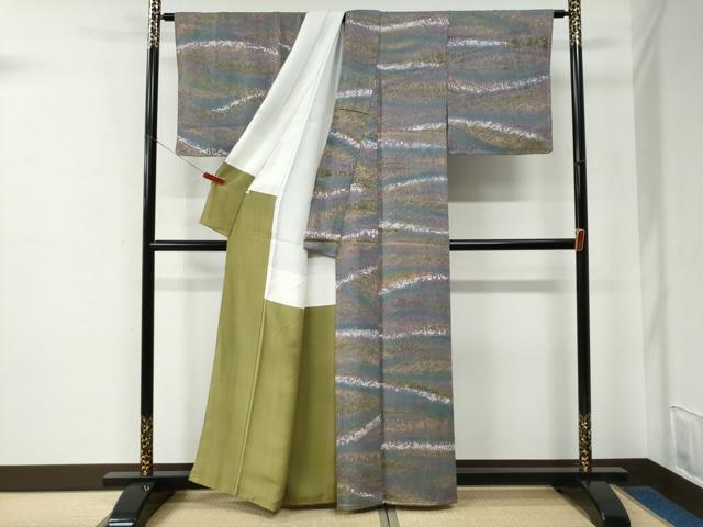 平和屋着物●上質な小紋　作家物　吉祥文　正絹　逸品　未使用　CABE2296yc