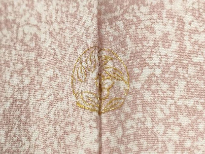 平和屋着物●京友禅の第一人者　松井青々　訪問着　駒刺繍　道長吉祥草花文　金彩　正絹　逸品　CABE2305yc