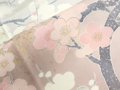 平和屋着物●大正の浮世絵師　竹久夢二　夢二ロマン　色留袖　駒刺繍　王春吉報　暈し染め　金彩　ロング丈　正絹　逸品　CABE2308yc