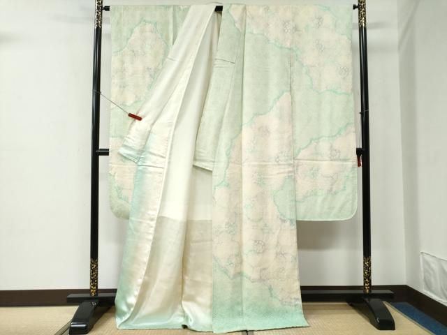 平和屋着物●豪華振袖　総絞り　舞花文　正絹　逸品　未使用　CABE2338yc