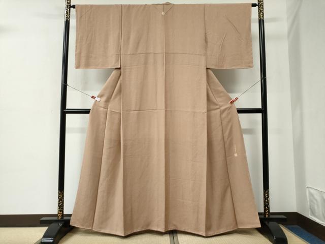 平和屋着物●本草木染作家　圓啓　江戸小紋　鮫小紋柄　正絹　逸品　未使用　CABE2339yc
