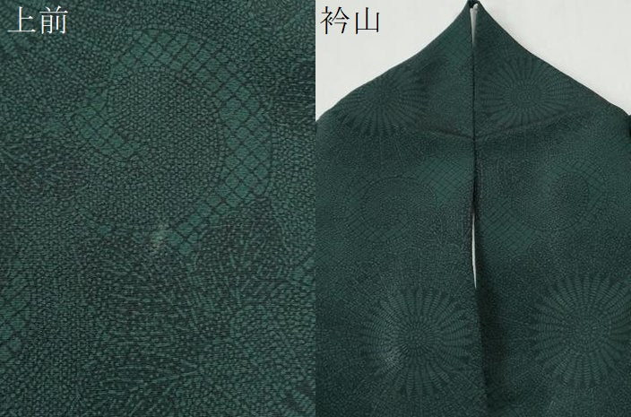 平和屋着物●江戸小紋　菊唐草文　正絹　逸品　CABE2367yc