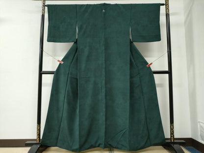 平和屋着物●江戸小紋　菊唐草文　正絹　逸品　CABE2367yc