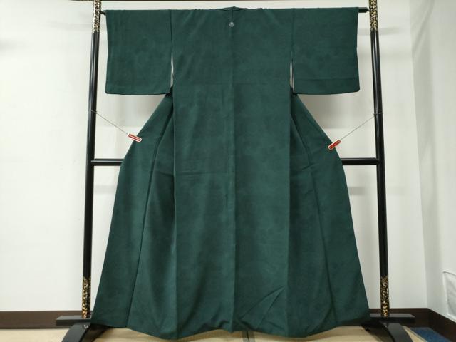 平和屋着物●江戸小紋　菊唐草文　正絹　逸品　CABE2367yc