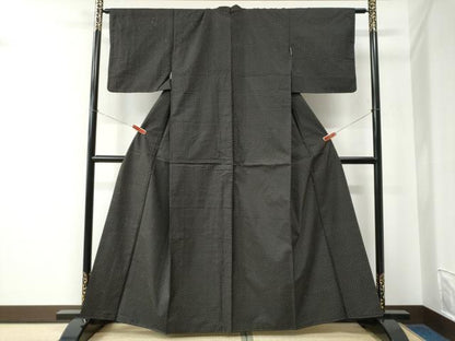 平和屋着物●本場大島紬　7マルキ　正絹　逸品　CABE2369yc