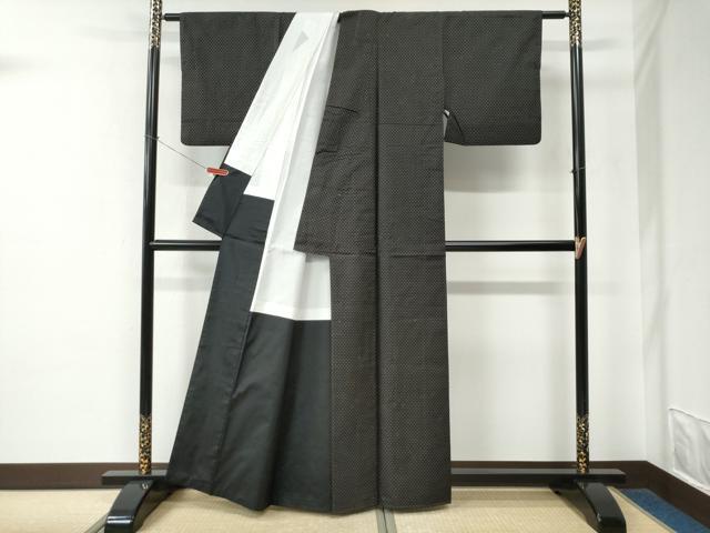 平和屋着物●本場大島紬　7マルキ　正絹　逸品　CABE2369yc