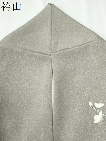 平和屋着物●京加賀友禅　百貫達雄　訪問着　枝花文　正絹　逸品　CABE2373yc