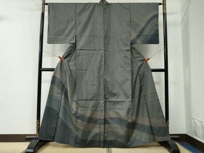 平和屋着物●本場大島紬　訪問着　吉祥文　正絹　逸品　CABE2380yc