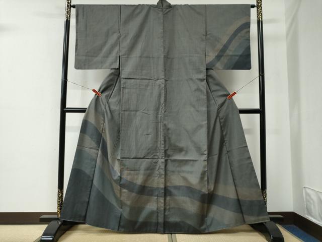 平和屋着物●本場大島紬　訪問着　吉祥文　正絹　逸品　CABE2380yc