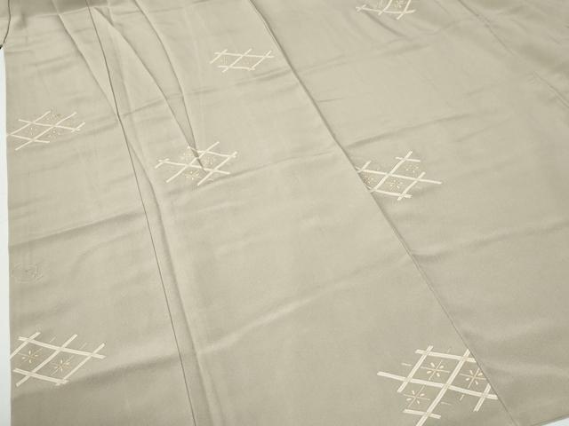 平和屋着物●上質な小紋　天井文　金彩　正絹　逸品　CABE2381yc