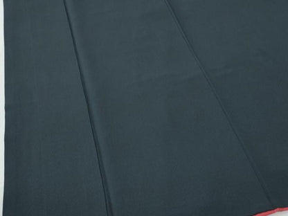 平和屋着物●豪華振袖　色無地　羊羹色　正絹　逸品　CABE2389yc