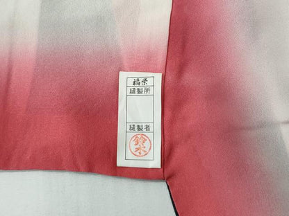平和屋着物●豪華振袖　色無地　羊羹色　正絹　逸品　CABE2389yc