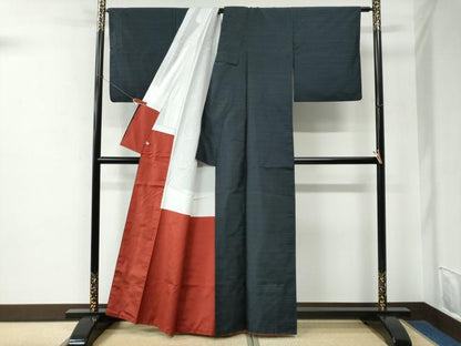 平和屋着物●本場大島紬　吉祥文　さが美扱い　正絹　逸品　CABE2394yc