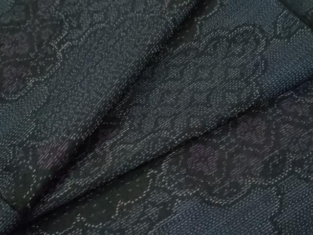 平和屋着物●本場大島紬　雲重ね吉祥文　正絹　逸品　CABE2395yc