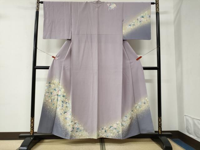 平和屋着物●訪問着　辻が花　絞り　暈し染め　正絹　逸品　CABE2397yc