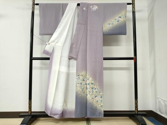 平和屋着物●訪問着　辻が花　絞り　暈し染め　正絹　逸品　CABE2397yc