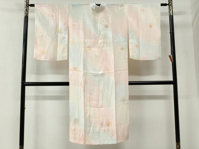 平和屋着物●長襦袢　無双仕立て　作家物　絞り　辻が花地紋　暈し染め　正絹　逸品　CABE2402yc