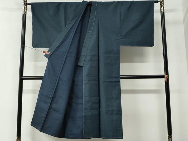 平和屋着物●男性　本場大島紬　アンサンブル　80亀甲　総詰め　正絹　逸品　未使用　CABE2409yc