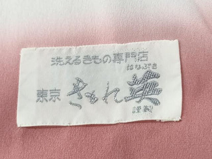 平和屋着物●洗える最高級着物　＜英＞はなぶさ謹製　小紋　吉祥文　CABE2418yc