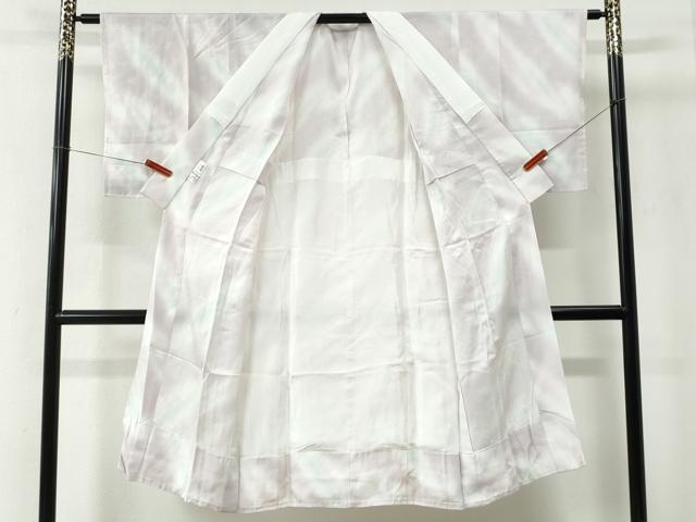 平和屋着物●長襦袢　無双仕立て　BANKAN　わものや　紗綾形草花地紋　暈し染め　正絹　逸品　未使用　CABE2423yc