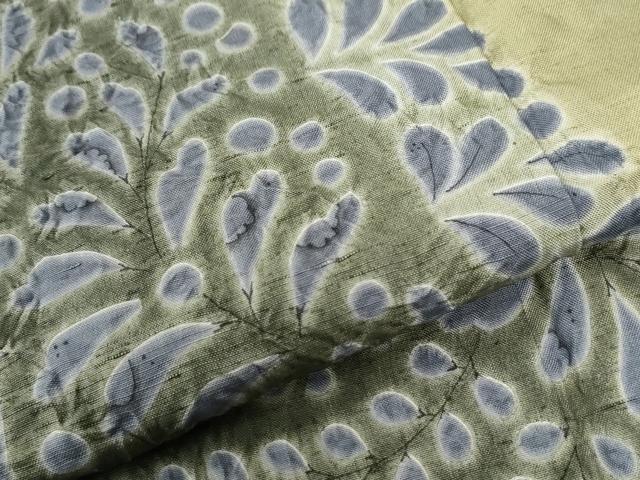 平和屋着物●訪問着　紬地　絞り　舞花文　正絹　逸品　CABE2433yc 平和屋着物○訪問着 紬地 絞り 舞花文 正絹 逸品 CABE2433yc