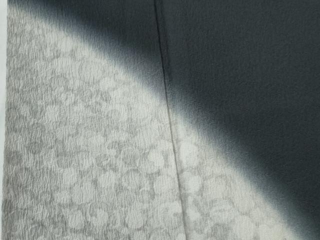 平和屋着物○訪問着 作家物 吉祥文 暈し染め 黒地 正絹 逸品