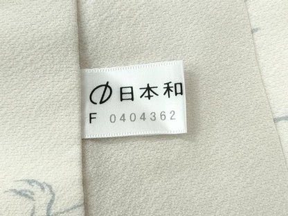平和屋着物●長襦袢　単衣　鳥獣戯画　暈し染め　正絹　逸品　CABE2435yc